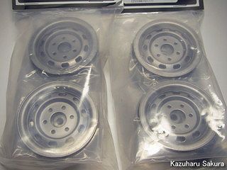 Axial(アキシャル)・SCX10・ジープ ラングラー G6 製作記 ～ G-made 1.9 SR02 beadlock wheels (Uncoated steel) （メタル製 鉄チンホイール 無垢）